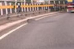 A63 surface came 'unstuck'